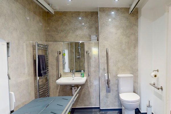 6_Schoolhouse Fenwick-ground floor wet room with adjustable height changing bench and ceiling hoist