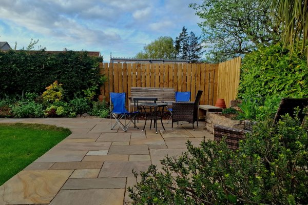 8_Schoolhouse-private rear garden with ramped access to patio